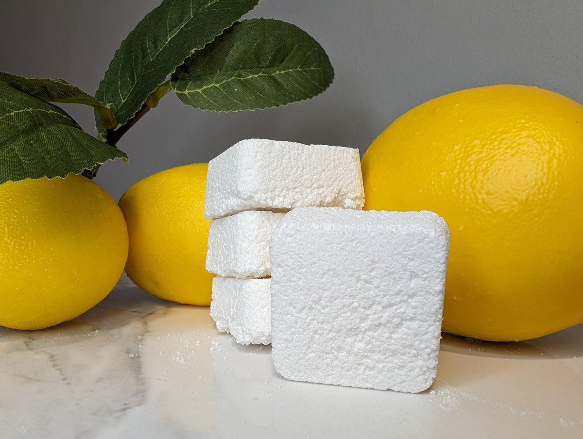 Organic Lemon Dishwasher Tablets - Eco-Friendly Natural Cleaning for Sparkling Dishes